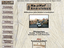 Tablet Screenshot of heizhof.de